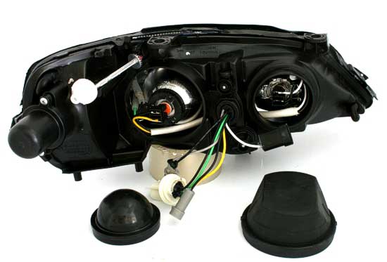 Frontlykter OPEL ASTRA (G) 1997-2004 CHROME H7 – bilde 3