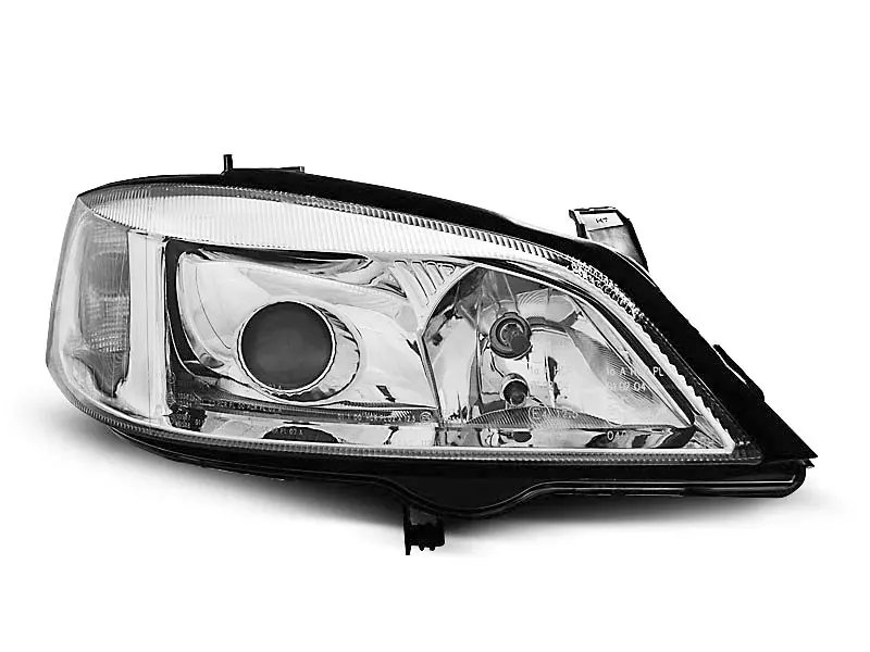 Frontlykter OPEL ASTRA (G) 1997-2004 CHROME H7 – bilde 4