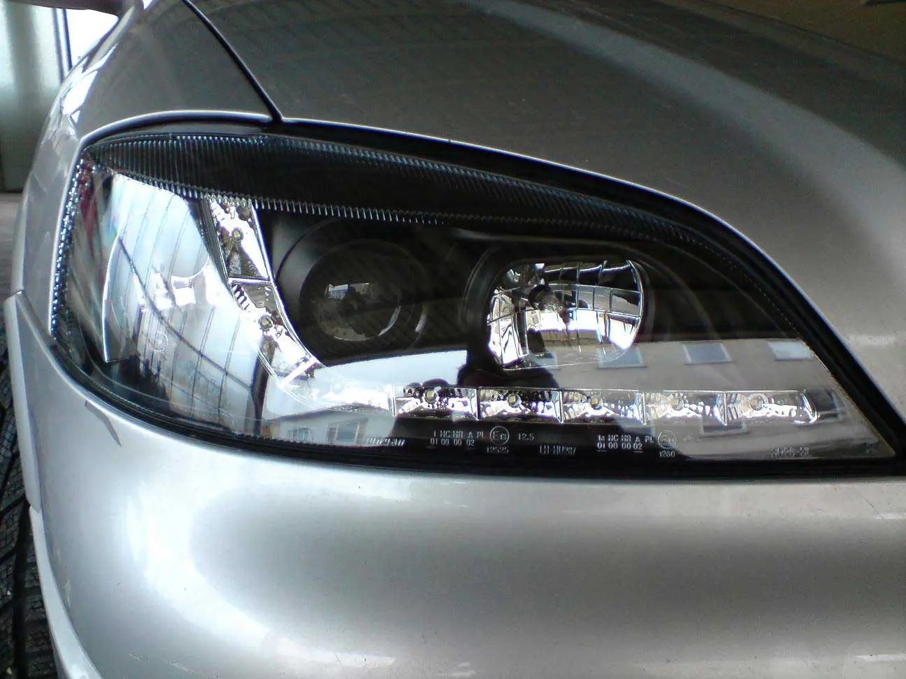 Frontlykter OPEL ASTRA (G) 1997-2004 DAYLIGHT BLACK – bilde 3