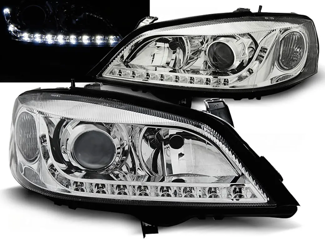 Frontlykter OPEL ASTRA (G) 1997-2004 DAYLIGHT CHROME