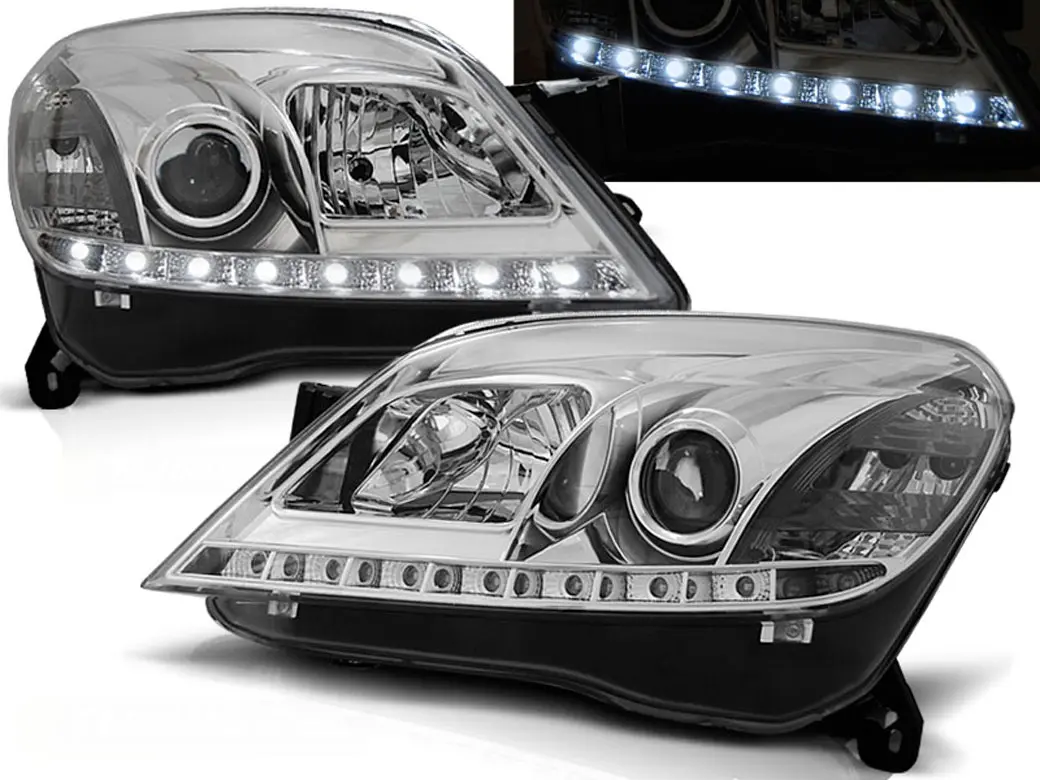 Frontlykter OPEL ASTRA (H) 2004-2009 3.5D DAYLIGHT CHROME