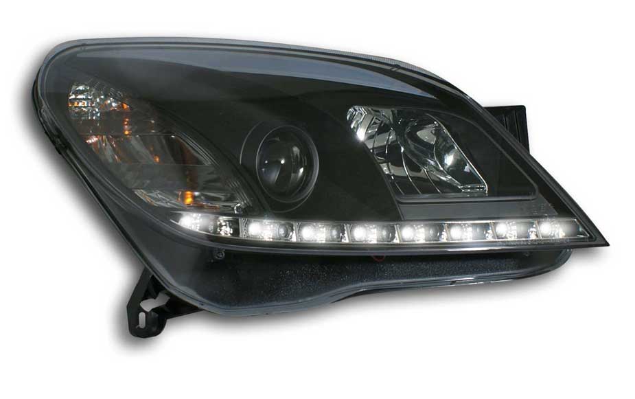 Frontlykter OPEL ASTRA (H) 2004-2009 DAYLIGHT BLACK – bilde 2
