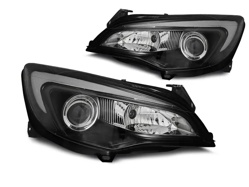 Frontlykter OPEL ASTRA (J) 2010-2015 TUBE LIGHT BLACK – bilde 4