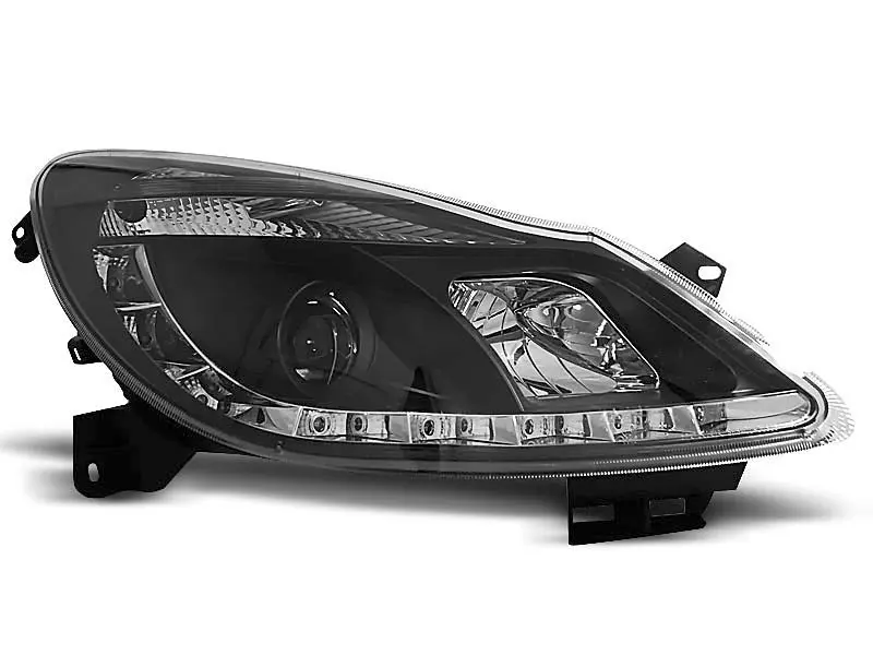 Frontlykter OPEL CORSA (D) 2006-2011 DAYLIGHT BLACK – bilde 7