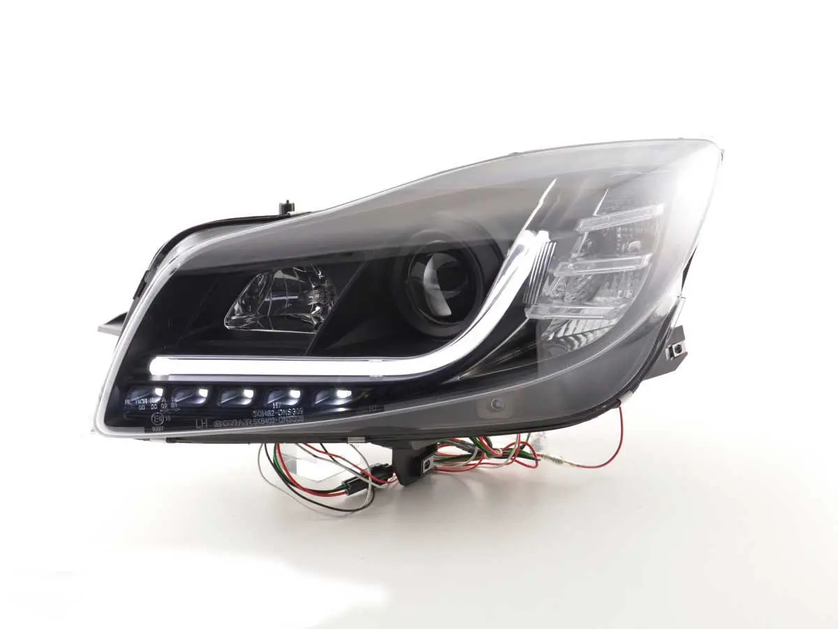 Frontlykter Opel Insignia A 2008 - 2012 BLACK TUBE LIGHTS – bilde 2