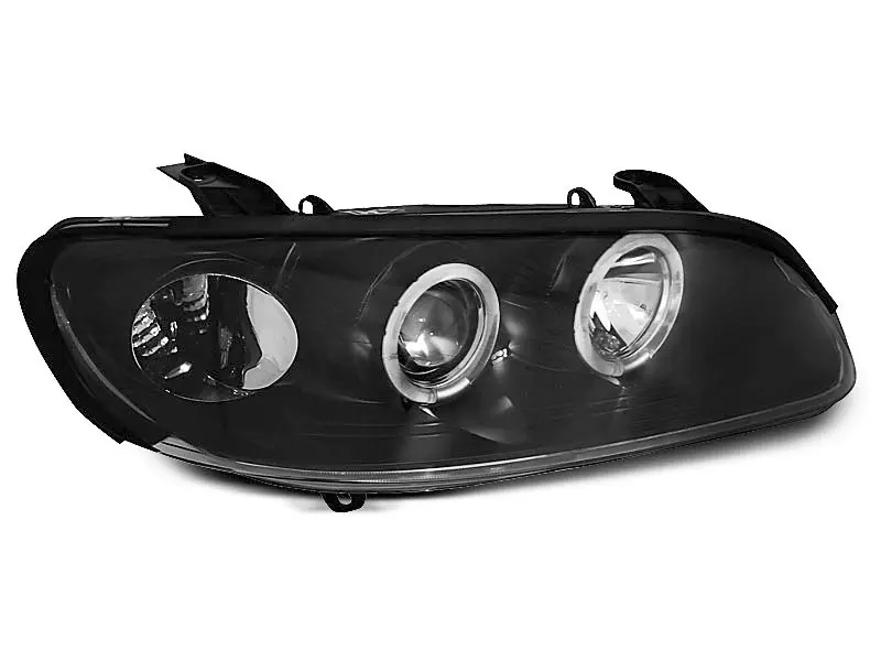 Frontlykter OPEL OMEGA (B) 1994-1999 ANGEL EYES BLACK – bilde 3