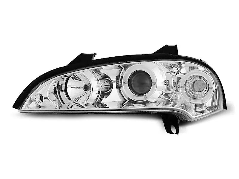 Frontlykter OPEL TIGRA 1994-2000 ANGEL EYES CHROME – bilde 5
