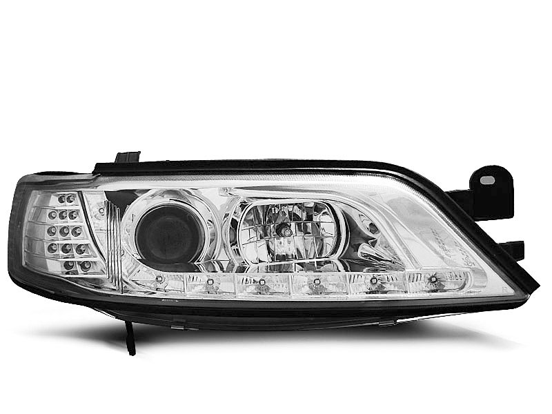Frontlykter OPEL VECTRA (B) 1996-1998 DAYLIGHT CHROME LED INDICATOR – bilde 2