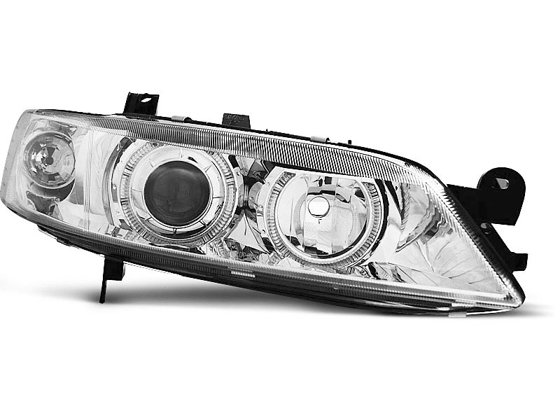 Frontlykter OPEL VECTRA (B) 1999-2002 ANGEL EYES CHROME – bilde 3