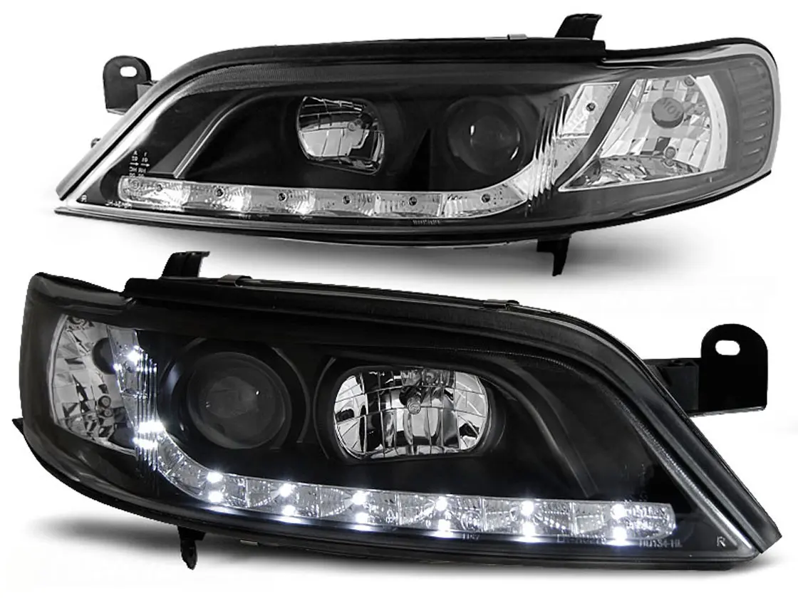 Frontlykter OPEL VECTRA (B) 1999-2002 DAYLIGHT BLACK