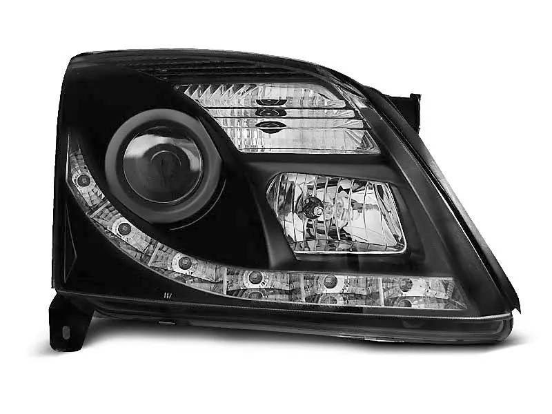 Frontlykter OPEL VECTRA (C) 2002-2005 TRU DRL BLACK – bilde 7