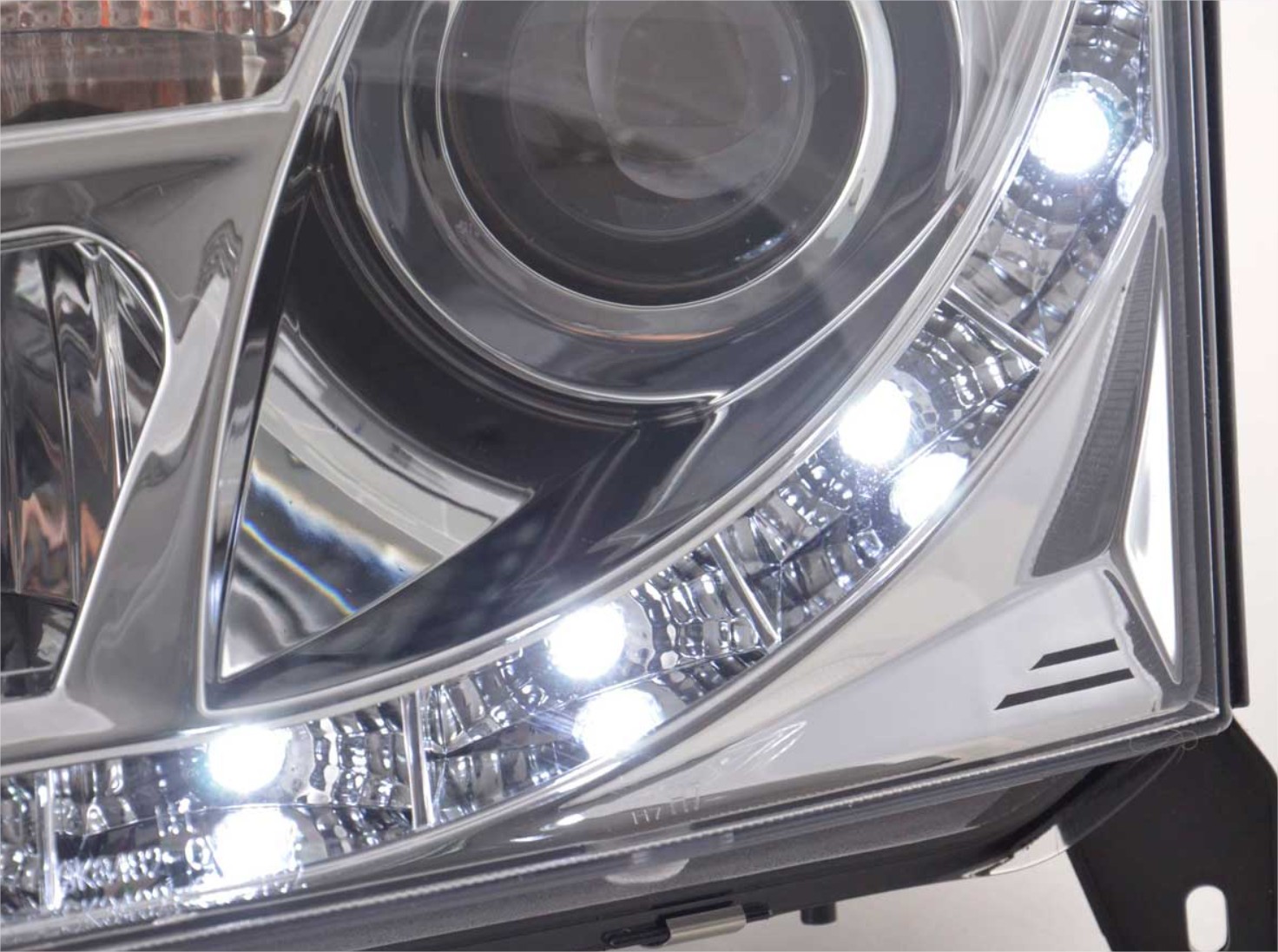 Frontlykter OPEL VECTRA (C) 2002-2005 TRU DRL CHROME – bilde 2