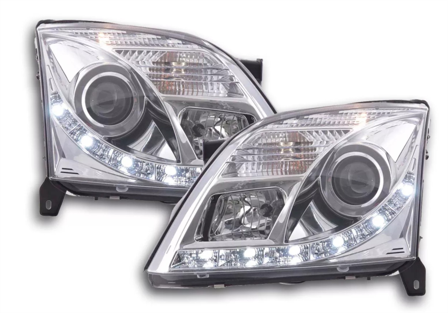 Frontlykter OPEL VECTRA (C) 2002-2005 TRU DRL CHROME XENON D2S