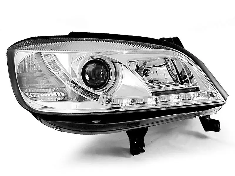 Frontlykter OPEL ZAFIRA 1999-2005 DAYLIGHT CHROME – bilde 2