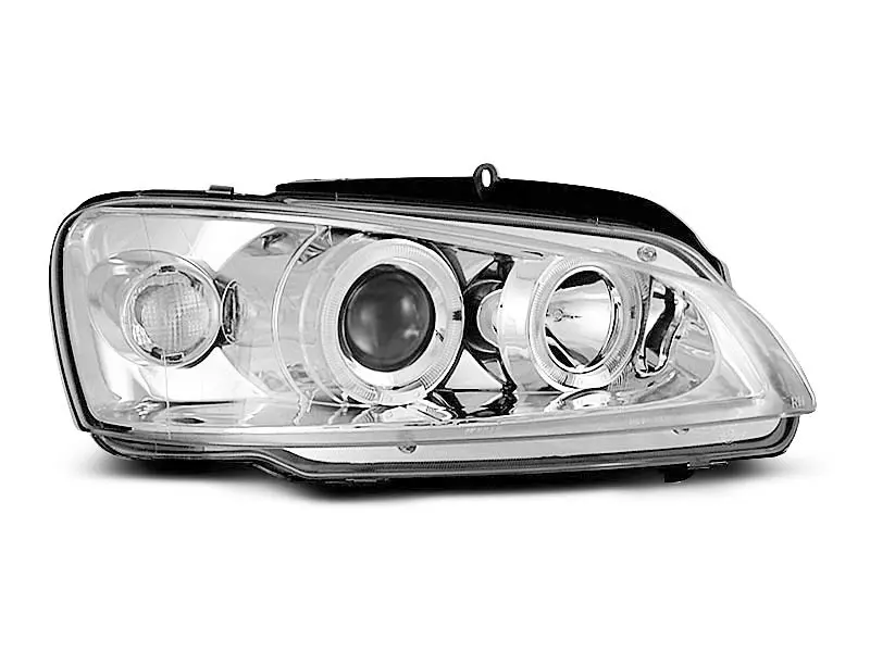 Frontlykter PEUGEOT 106 1996-2003 ANGEL EYES CHROME Image 2