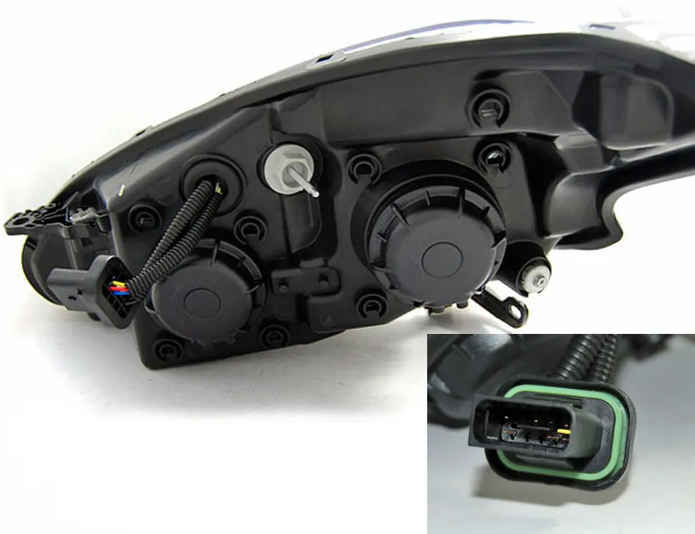 Frontlykter Peugeot 208 I 2012 - 2015 │ TUBE LIGHT BLACK – bilde 6