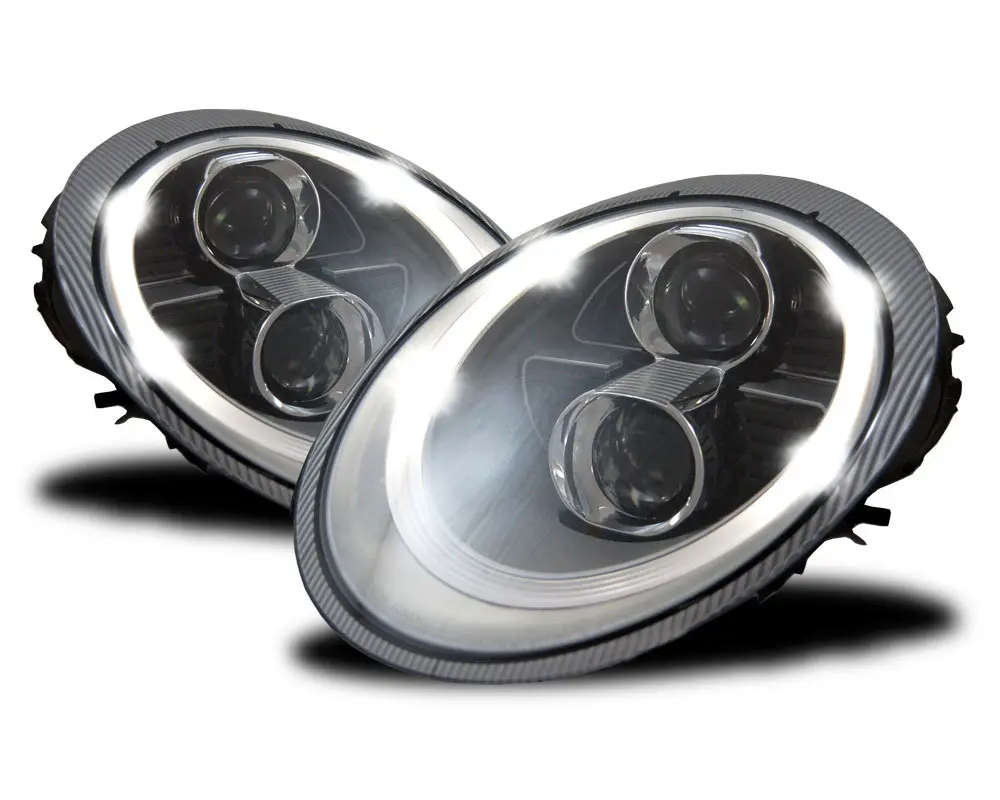 Frontlykter PORSCHE 911 (997) 2004-2009 XENON TUBE LIGHT SILVER
