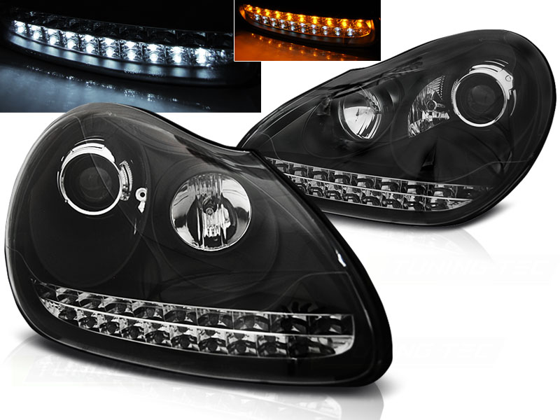 Frontlykter Porsche Cayenne I (9PA) 2002 - 2007 │ XENON DAYLIGHT BLACK