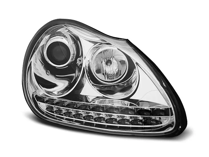 Frontlykter Porsche Cayenne I (9PA) 2002 - 2007 │ XENON  DAYLIGHT CHROME – bilde 6