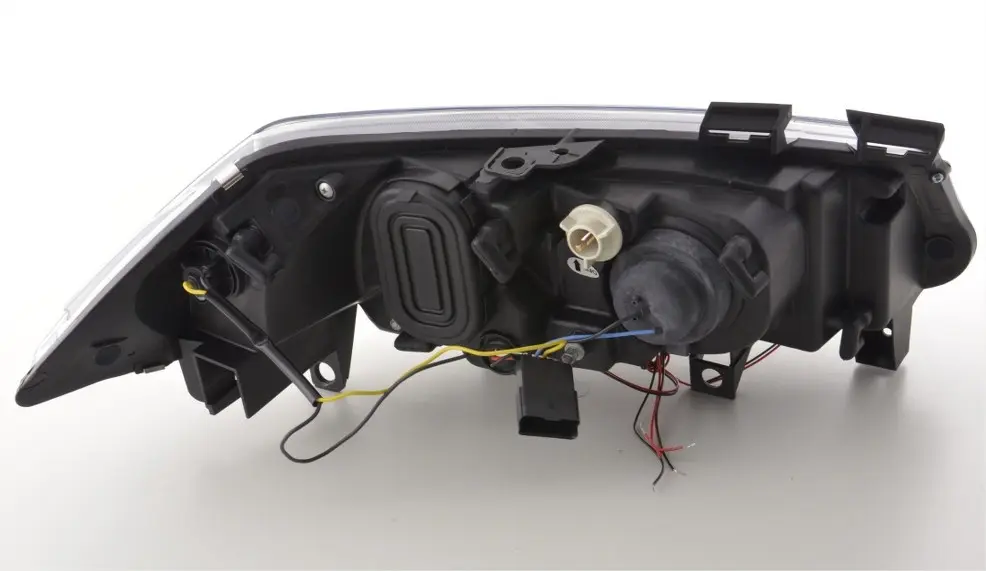 Frontlykter RENAULT MEGANE II 2002-2005 ANGEL EYES BLACK – bilde 5