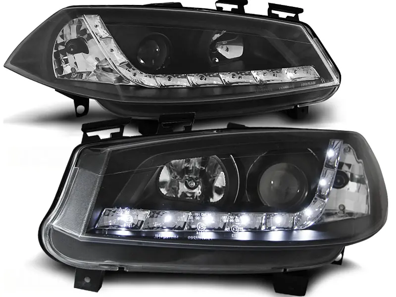 Frontlykter RENAULT MEGANE II 2002-2005 DAYLIGHT BLACK – bilde 2