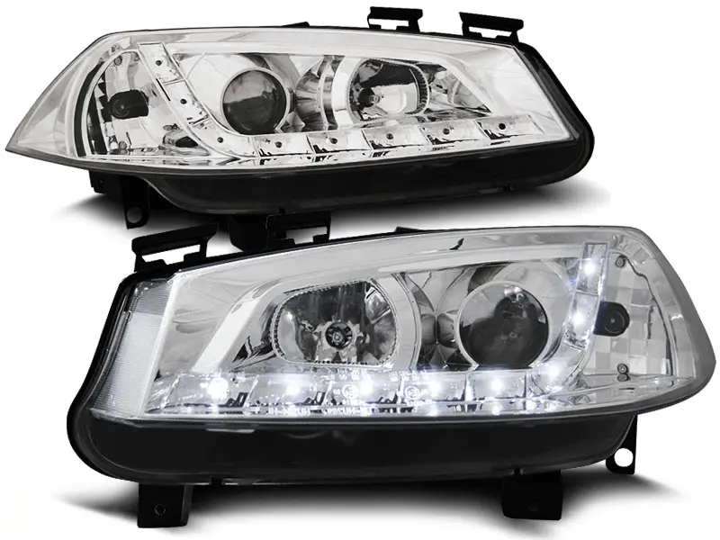 Frontlykter RENAULT MEGANE II 2002-2005 DAYLIGHT CHROME – bilde 2