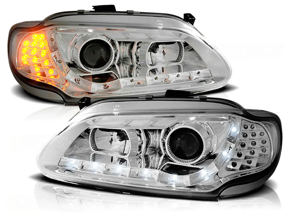Frontlykter RENAULT MEGANE / RENAULT SCENIC 1996-1999 DAYLIGHT CHROME