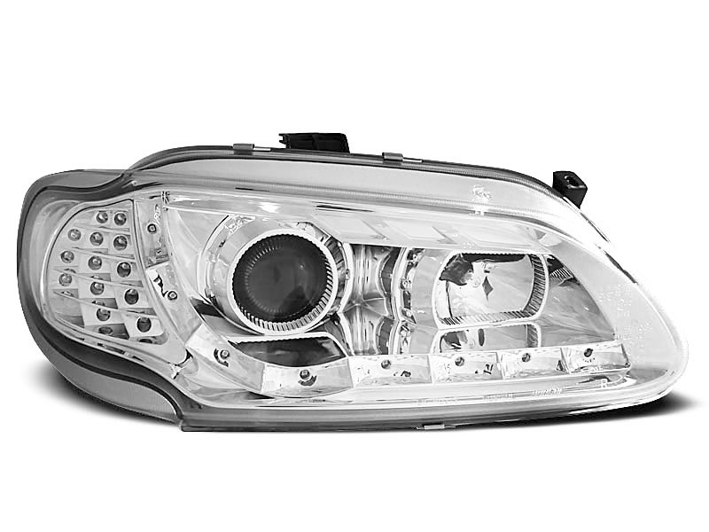 Frontlykter RENAULT MEGANE / RENAULT SCENIC 1996-1999 DAYLIGHT CHROME – bilde 2