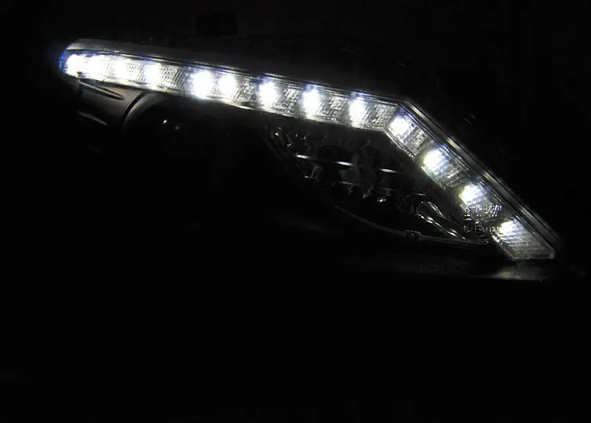 Frontlykter SEAT IBIZA (6J) 2008-2012 DAYLIGHT BLACK LED INDICATOR – bilde 2