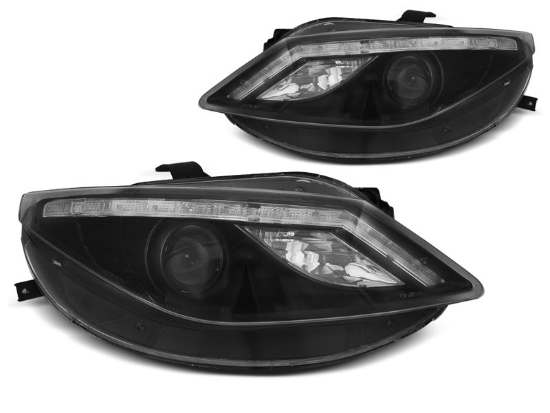 Frontlykter SEAT IBIZA (6J) 2008-2012 DAYLIGHT BLACK LED INDICATOR – bilde 5