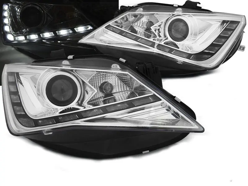 Frontlykter SEAT IBIZA (6J) 2012-2015 TRU DRL CHROME