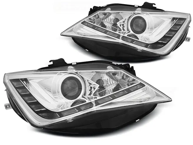 Frontlykter SEAT IBIZA (6J) 2012-2015 TRU DRL CHROME – bilde 3