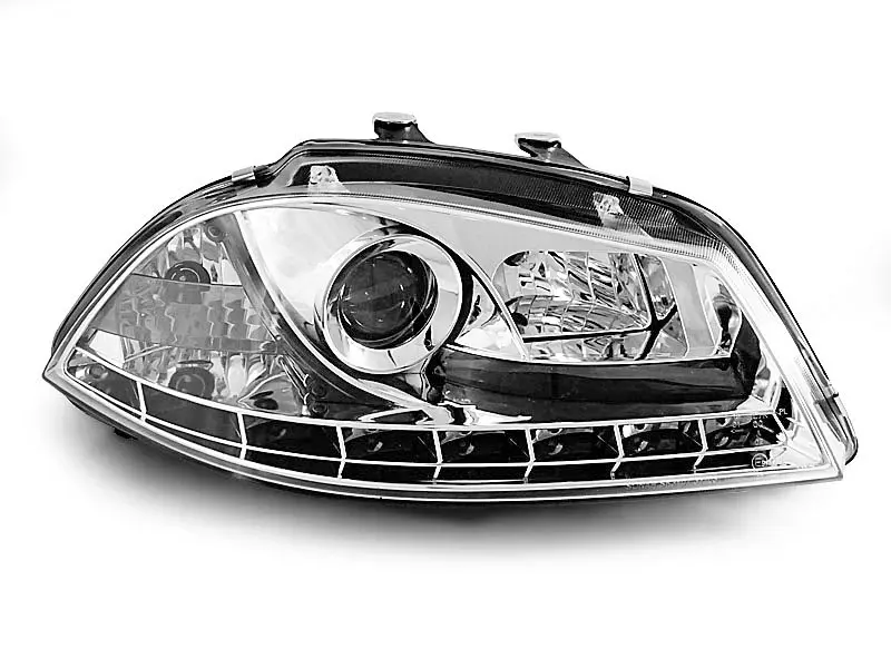 Frontlykter SEAT IBIZA (6L) 2002-2008 DAYLIGHT CHROME – bilde 2