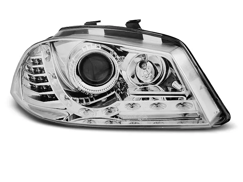 Frontlykter SEAT IBIZA (6L) 2002-2008 DAYLIGHT CHROME – bilde 3