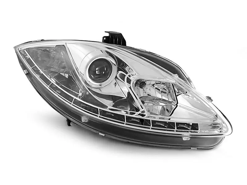Frontlykter SEAT LEON / SEAT ALTEA / SEAT TOLEDO 2005-2009 DAYLIGHT CHROME – bilde 2