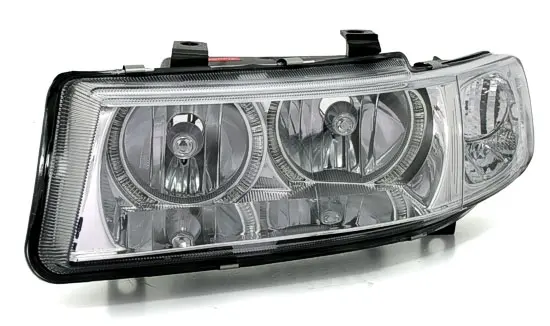 Frontlykter SEAT LEON / SEAT TOLEDO 1999-2004 ANGEL EYES CHROME – bilde 2