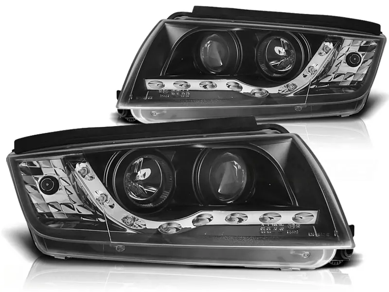 Frontlykter SKODA FABIA 1999-2008 DAYLIGHT BLACK – bilde 3