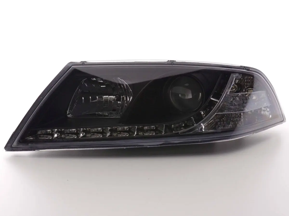 Frontlykter SKODA OCTAVIA 2 2004-2008 DAYLIGHT BLACK – bilde 5