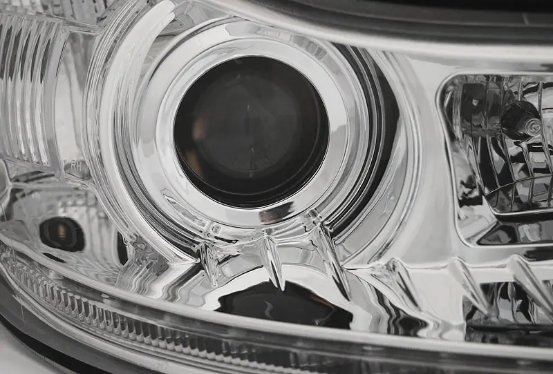 Frontlykter SKODA OCTAVIA 2009-2012 TRUE DRL CHROME – bilde 3