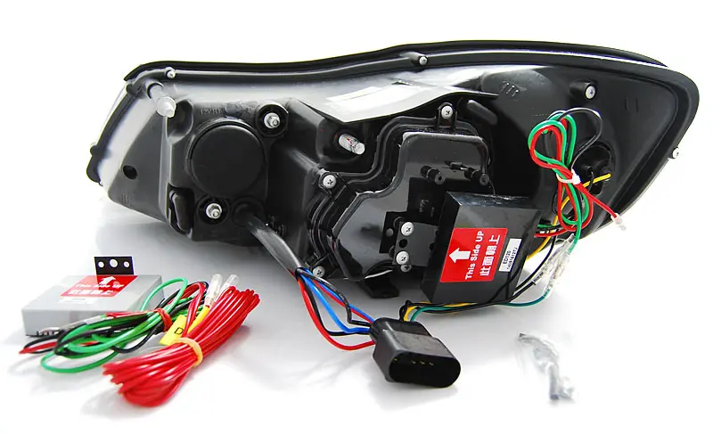 Frontlykter SKODA OCTAVIA 2009-2012 TRUE DRL CHROME – bilde 6