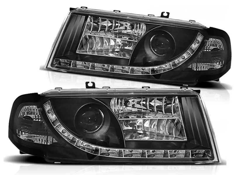 Frontlykter Skoda Octavia I 2000 - 2010 │ DAYLIGHT BLACK – bilde 3