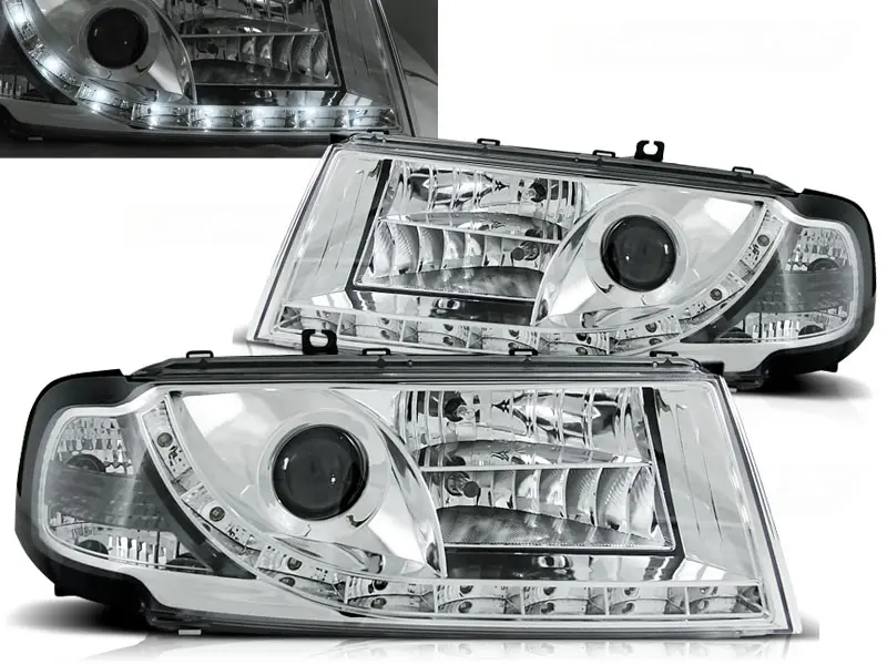Frontlykter Skoda Octavia I 2000 - 2010 │ DAYLIGHT CHROME – bilde 2