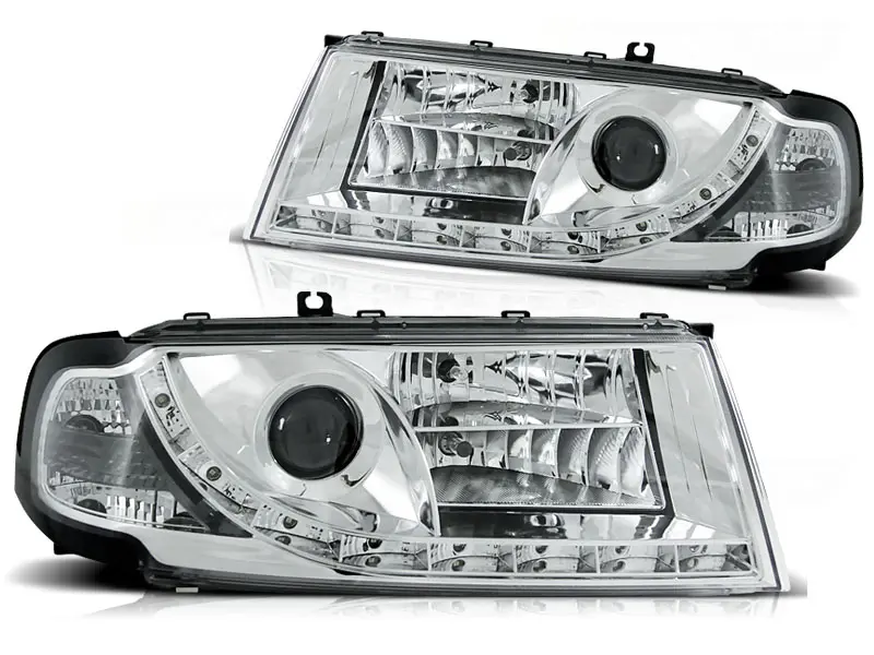 Frontlykter Skoda Octavia I 2000 - 2010 │ DAYLIGHT CHROME – bilde 3