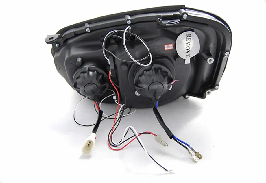 Frontlykter SUBARU IMPREZA II (GD) 2003-2005 │ ANGEL EYES BLACK – bilde 3