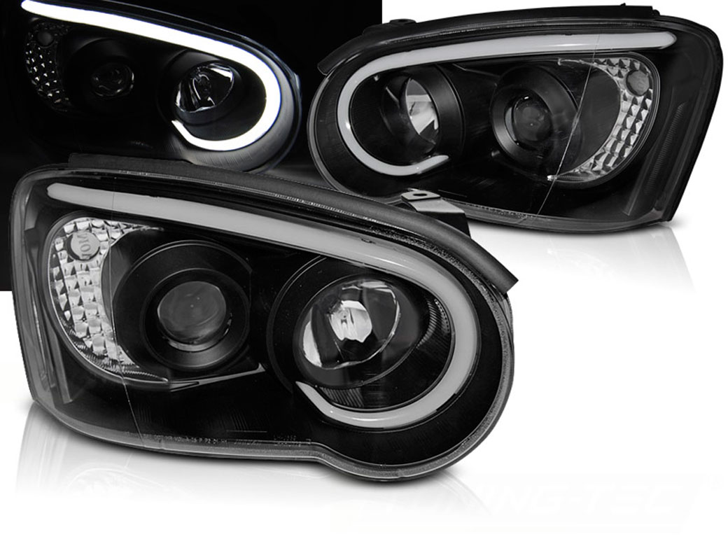 Frontlykter SUBARU IMPREZA II (GD) 2003-2005  │ Tube Light Black
