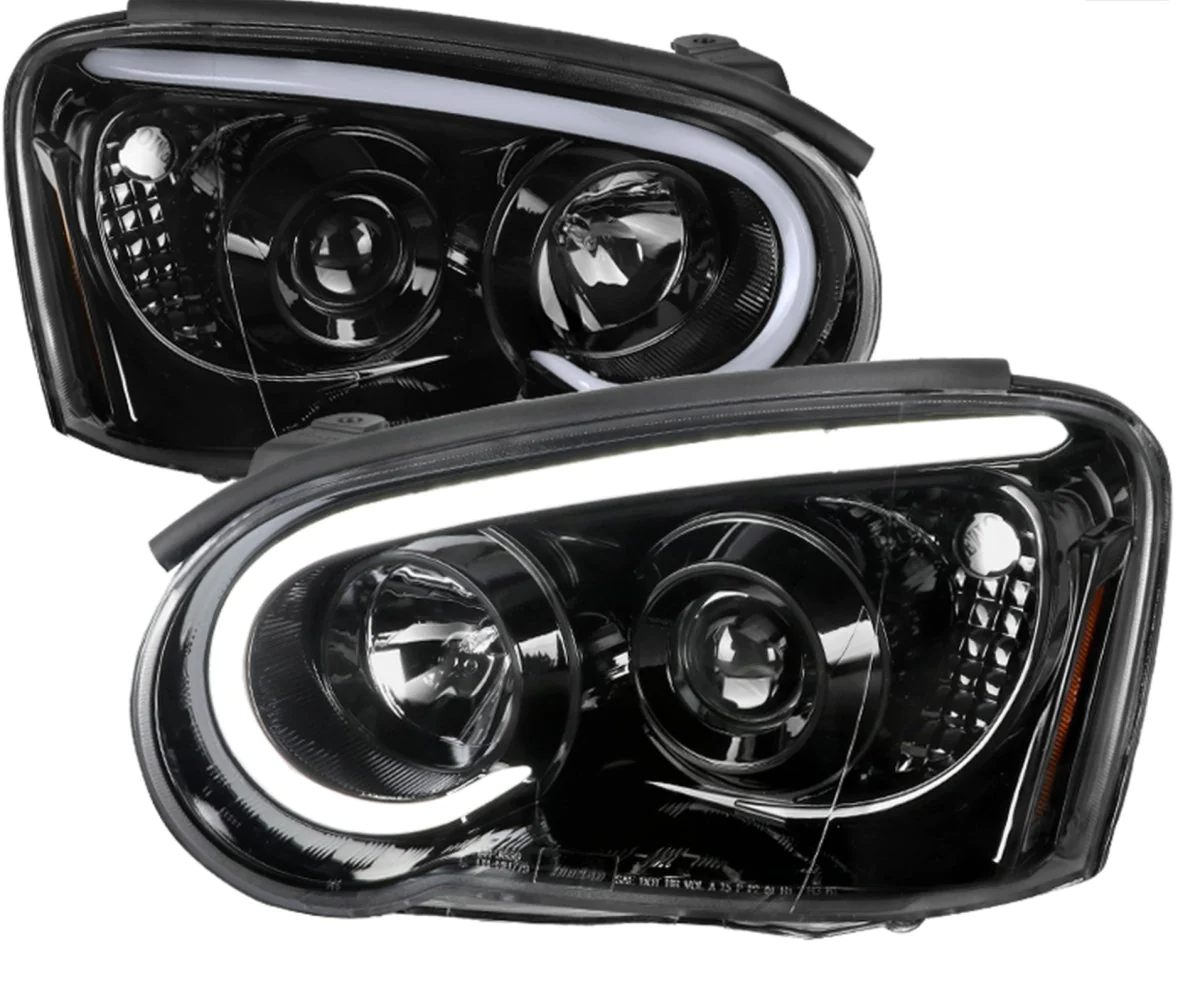 Frontlykter SUBARU IMPREZA II (GD) 2003-2005  │ Tube Light Black – bilde 4