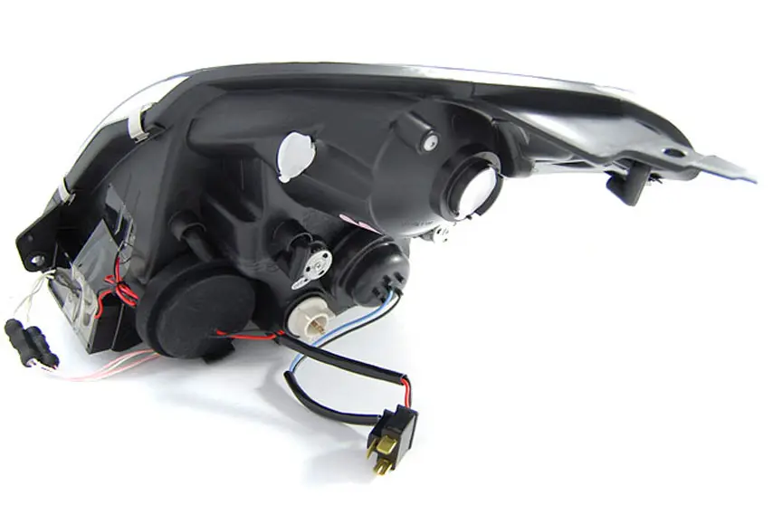 Frontlykter Suzuki Swift 2005 - 2010 | CCFL Angel Eyes Black – bilde 2