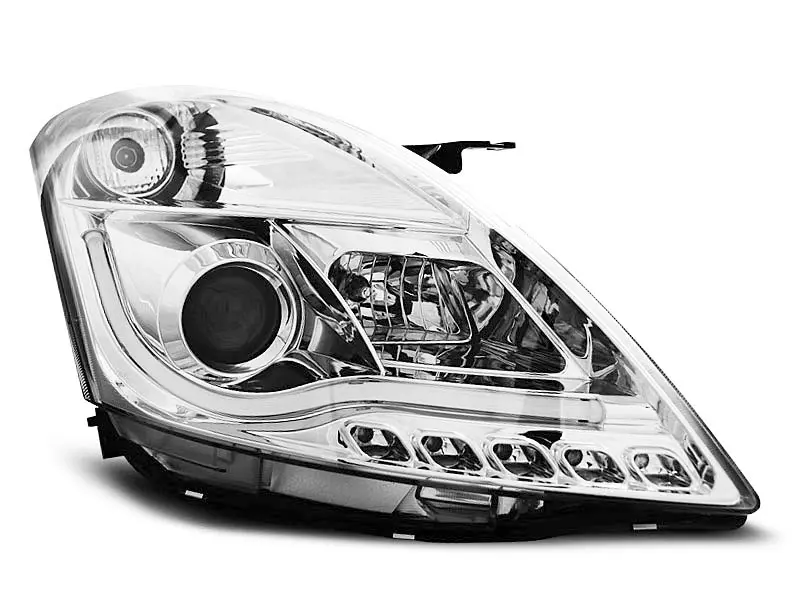 Frontlykter SUZUKI SWIFT V 2010-2016 TUBE LIGHT CHROME – bilde 5