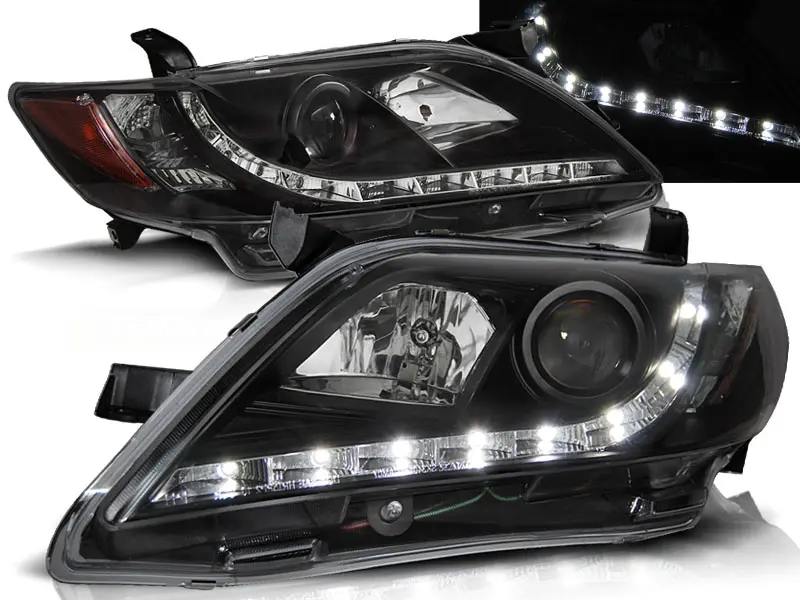 Frontlykter TOYOTA CAMRY 6 (XV40) 2006-2009 DAYLIGHT BLACK
