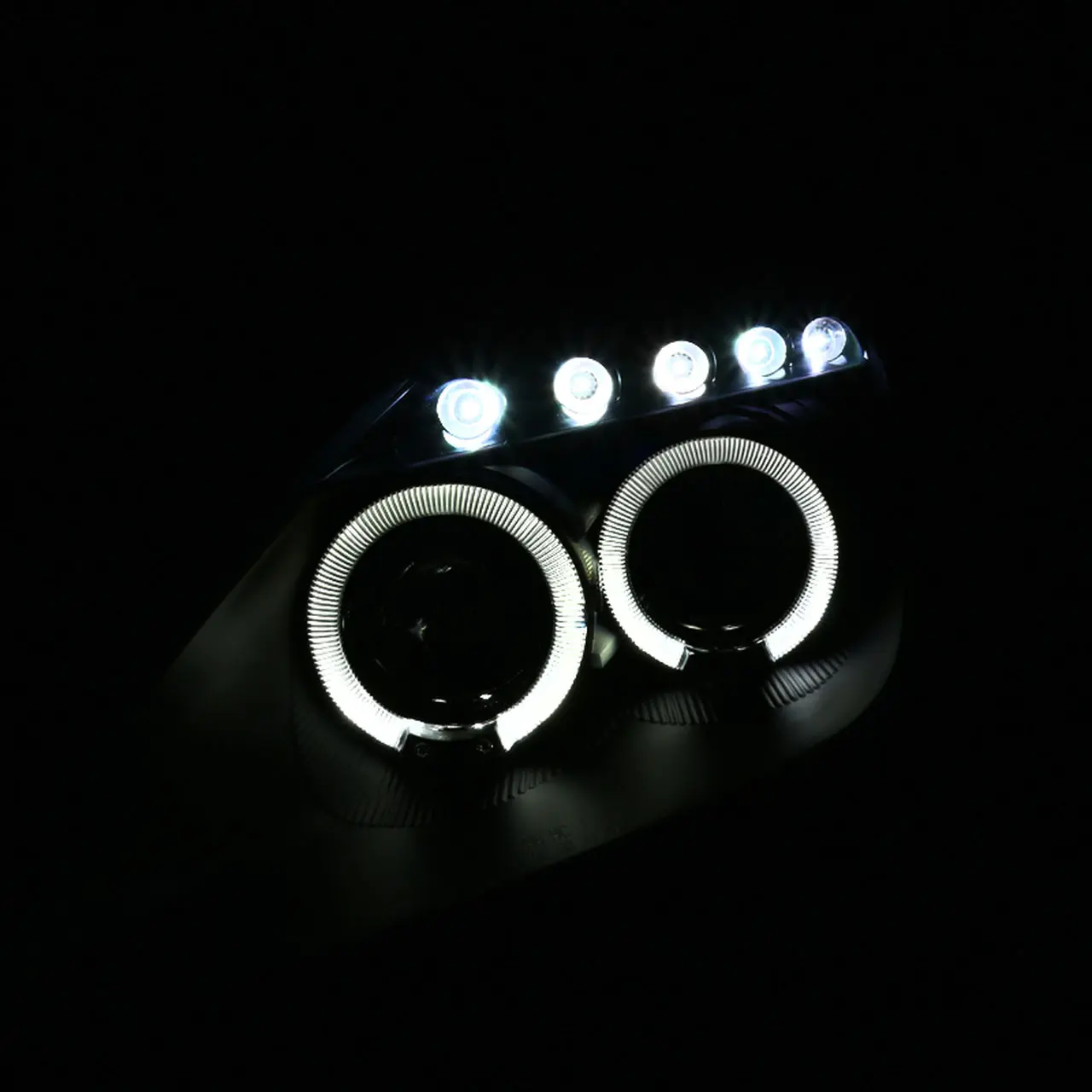 Frontlykter TOYOTA CELICA (T230) 1999-2005 ANGEL EYES CHROME – bilde 2
